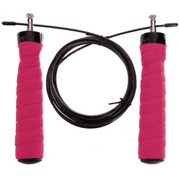 حبل قفز باللون الوردي